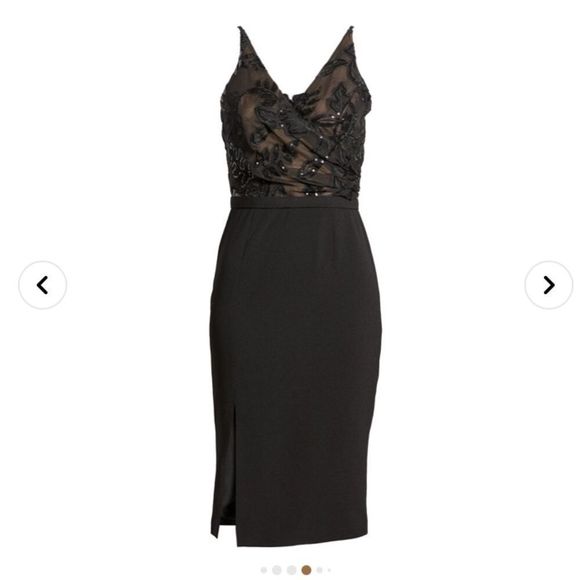 Dress the Pop Giulia Sequin Bodice Crepe Sheath - Picture 4 of 15